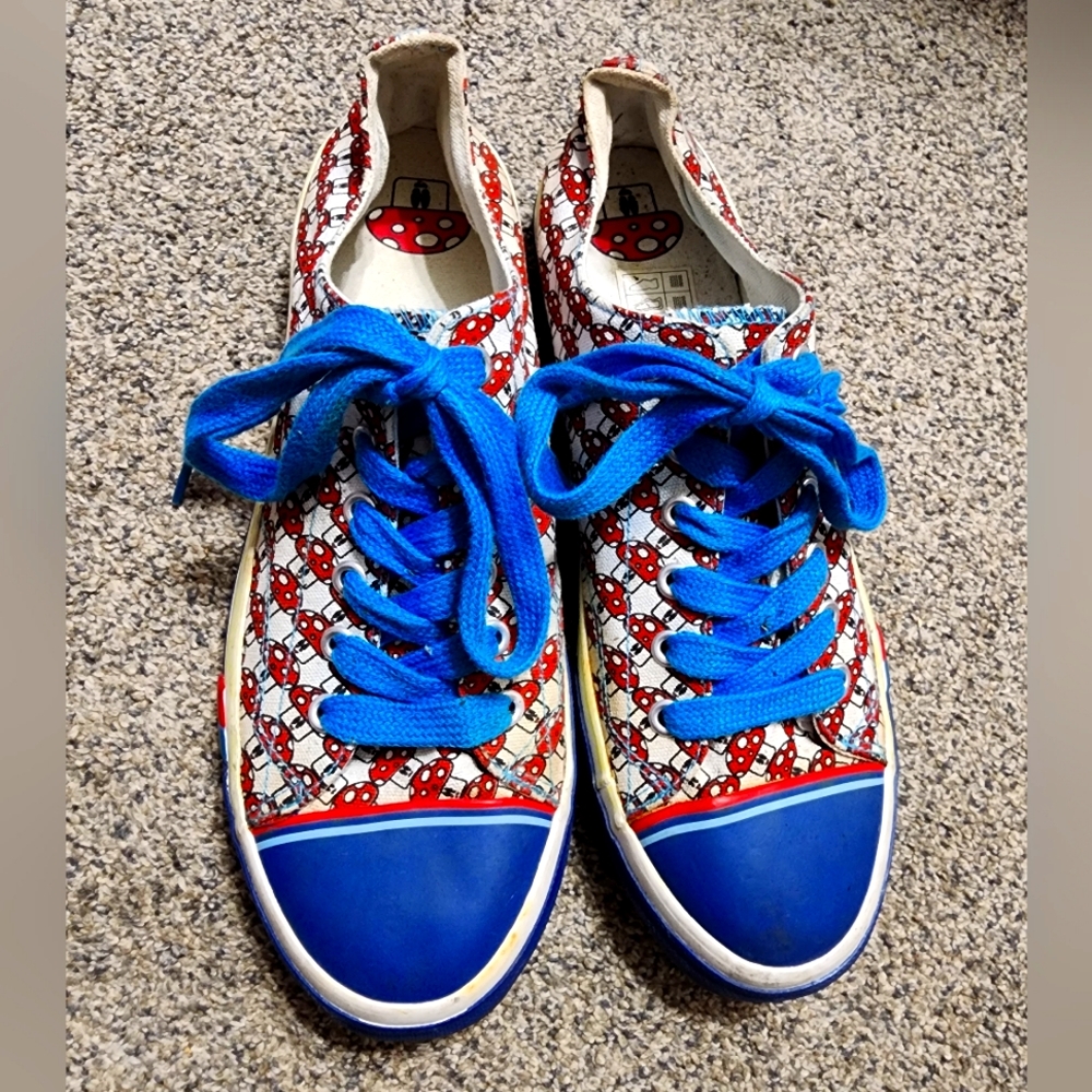 RARE PRO KEDS ROYAL LO MUSHROOM ALLEY MARIO BROTHERS SHOES